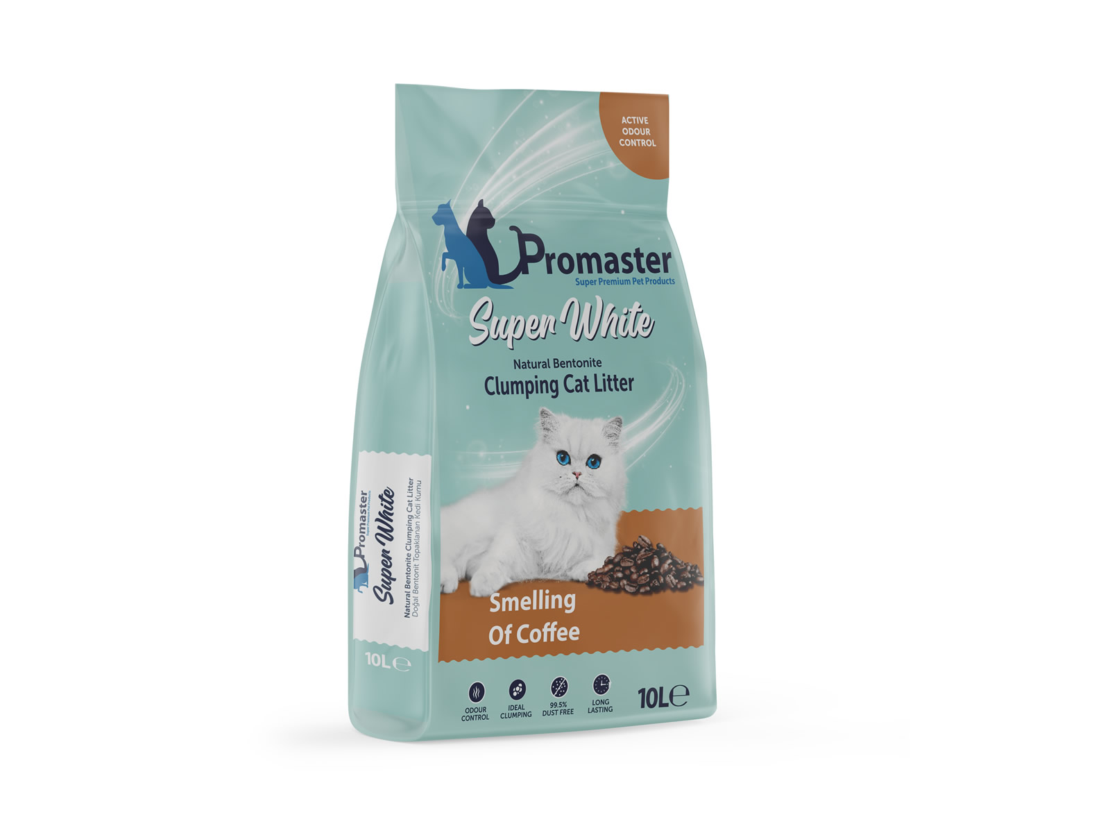 ProMaster coffee scented bentonite cat litter