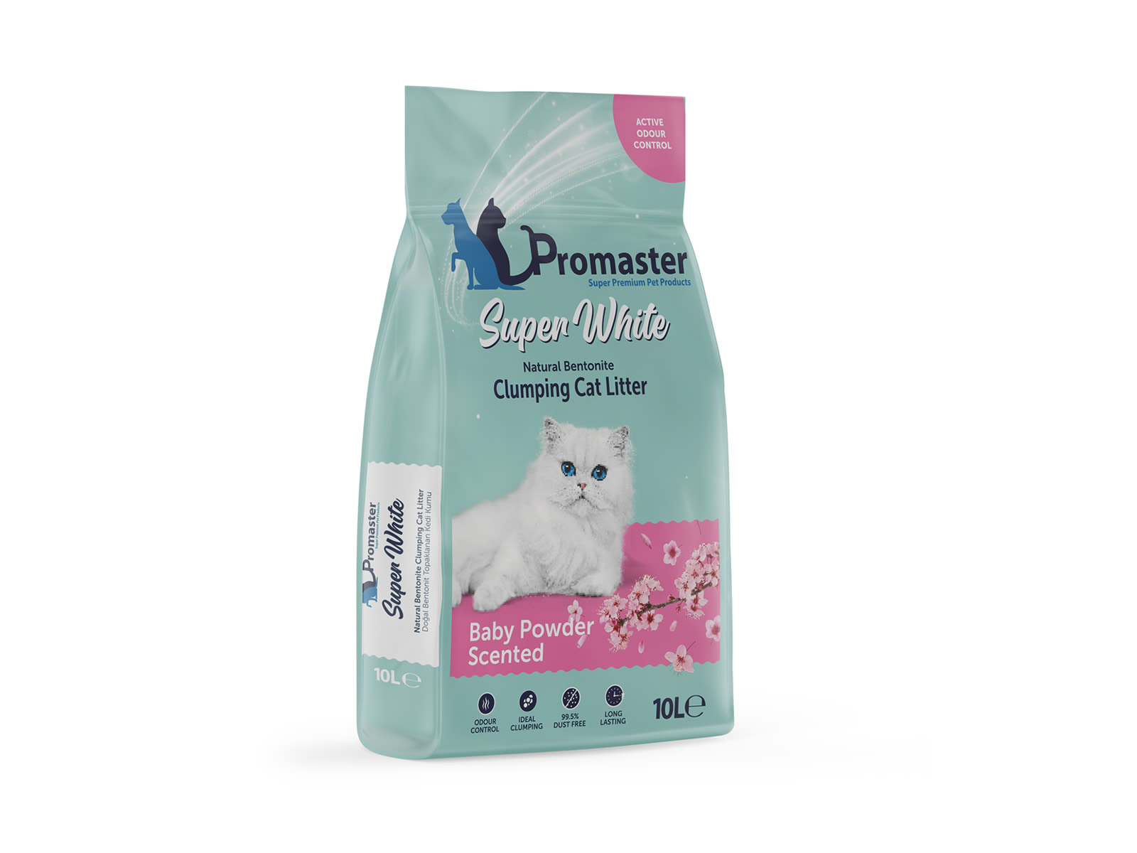 ProMaster baby powder scented bentonite cat litter