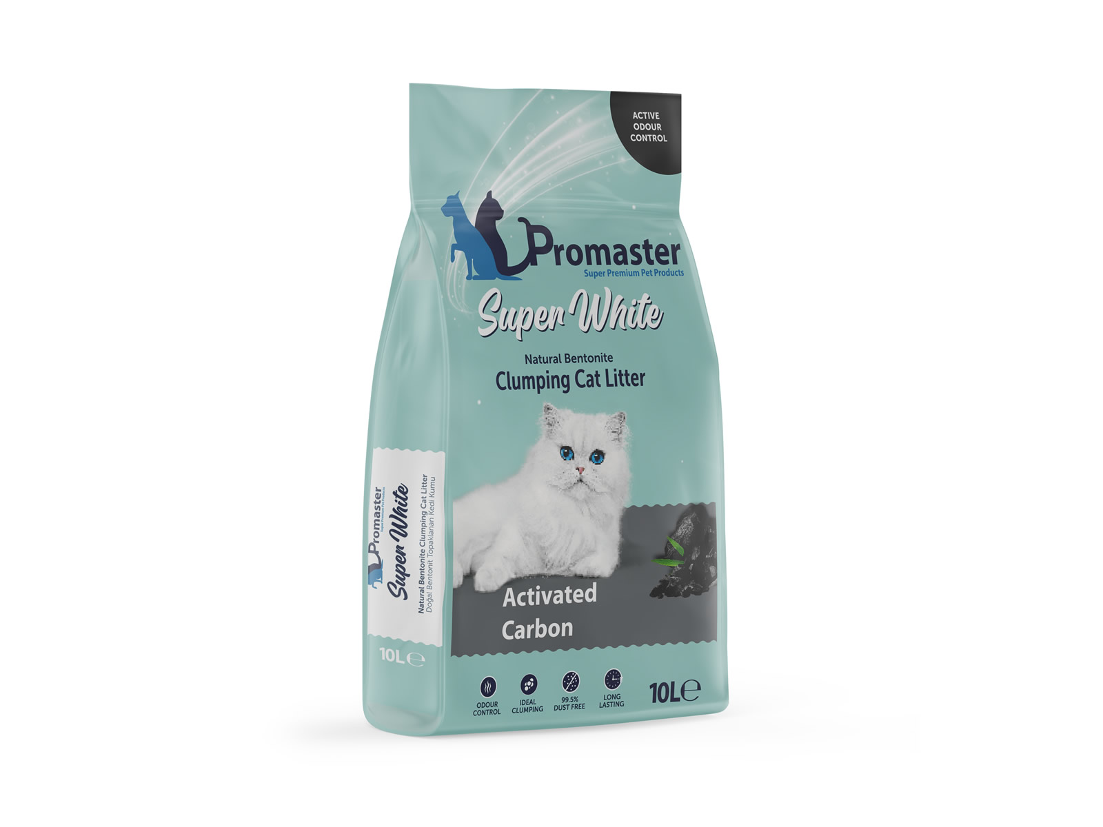 ProMaster activated carbon bentonite cat litter