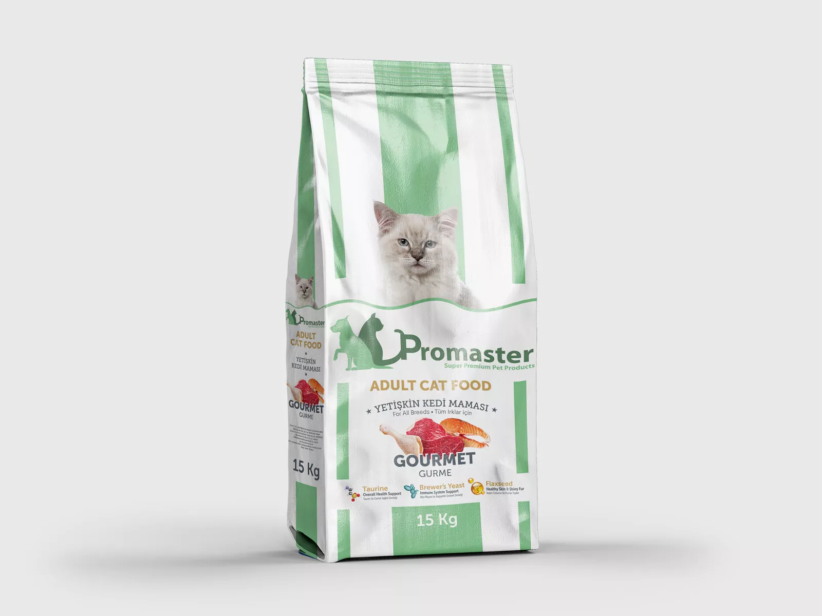 ProMaster gourmet dry food for adult cats