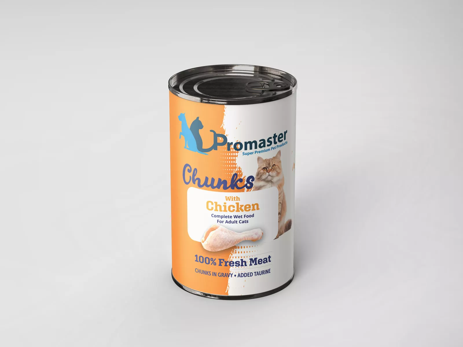 ProMaster chicken chunks in gravy for adult cats