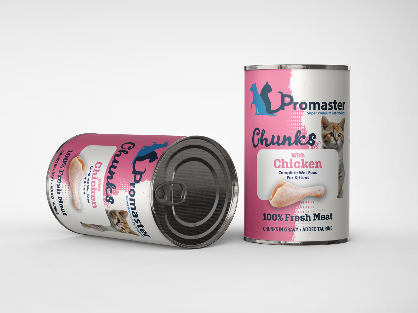 CHICKEN CHUNKS IN GRAVY FOR KITTENS